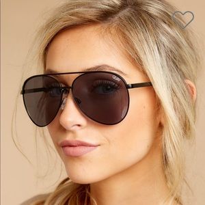 Quay Australia Vivienne Aviator Sunglasses